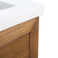 60 Inch Double Sink Bathroom Vanity in Tan with Marble Countertop - Vanity Art VA7060-DT-ET