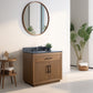 36 Inch Single Sink Bathroom Vanity in Tan with Limestone Top - Vanity Art VA7036-T-BT