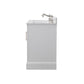 60 Inch Double Sink Bathroom Vanity in White with Marble Countertop & Backsplash - Vanity Art VA5060-DW