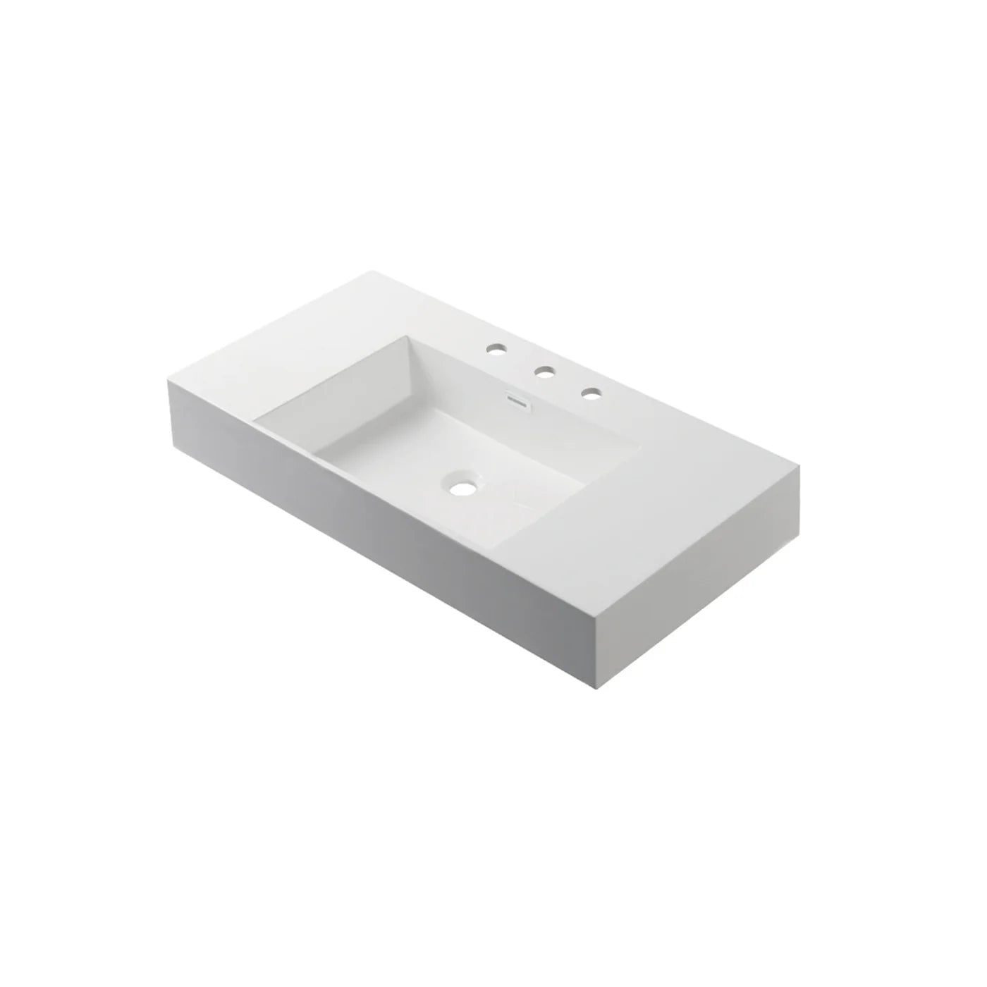 Blossom 36 Inch Acrylic Sink 4-3/4" Three Hole 8" (Paris Jena Assisi Bergen Annecy Voyage Lille) - A10 3618 50 TH