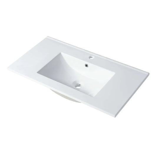 Blossom 36 Inch Ceramic Sink White Single Hole (Paris Jena Assisi Bergen Annecy Voyage Lille) - C04 3618