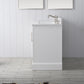 54 Inch Double Sink Bathroom Vanity in White with Marble Countertop & Backsplash - Vanity Art VA5054-W