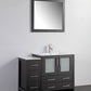 42 Inch Single Sink Bathroom Vanity in Espresso with Ceramic Countertop - Vanity Art VA3030-42E