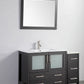 48 Inch Single Sink Bathroom Vanity in Espresso with Ceramic Countertop - Vanity Art VA3036-48E