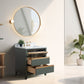 30 Inch Single Sink Bathroom Vanity in Vintage Green with Marble Countertop - Vanity Art VA8030-VG