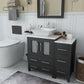 36 Inch Single Sink Bathroom Vanity in Espresso with Marble Countertop - Vanity Art VA3124-36E