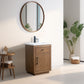 24 Inch Single Sink Bathroom Vanity in Tan with Marble Countertop - Vanity Art VA7024-T