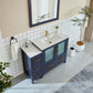 48 Inch Single Sink Bathroom Vanity in Blue with Ceramic Countertop - Vanity Art VA3036-48B