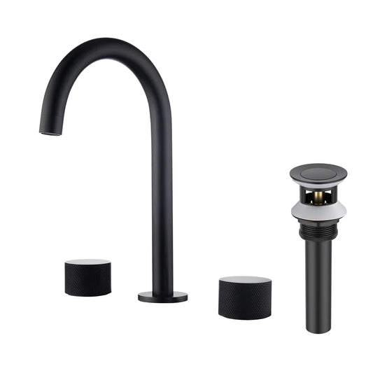 Blossom Widespread Sink Faucet - Matte Black CBF1026MB