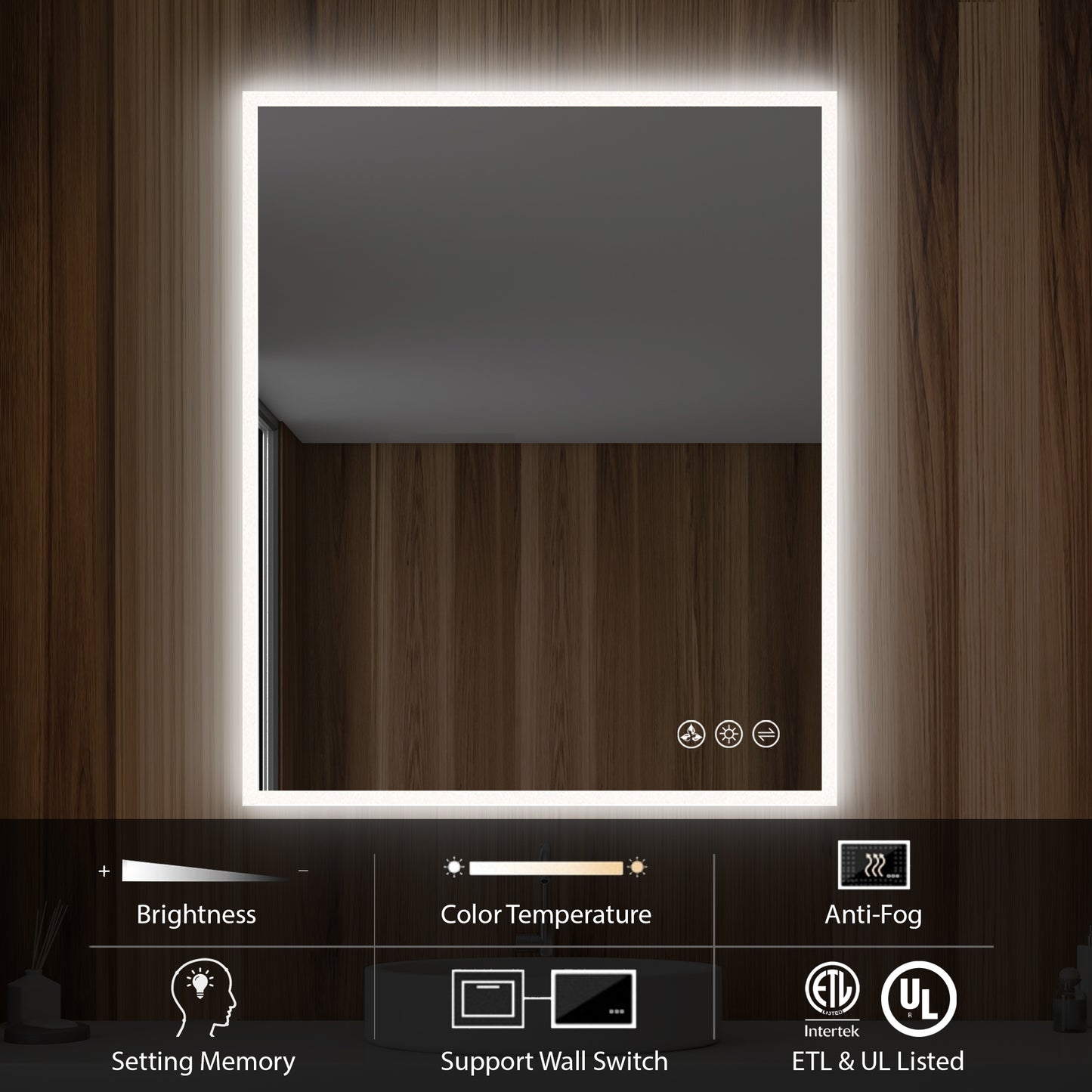 Blossom Beta - 30" LED Mirror Frosted Sides LED M2 3036