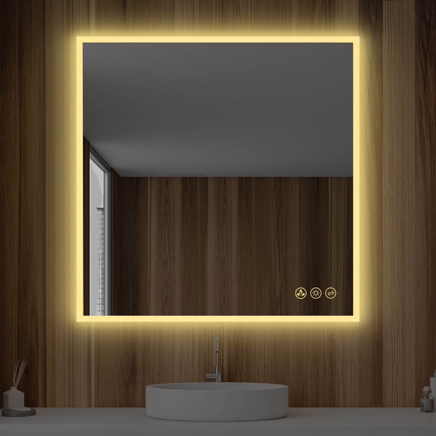 Blossom Beta - 36" LED Mirror Frosted Sides LED M2 3636