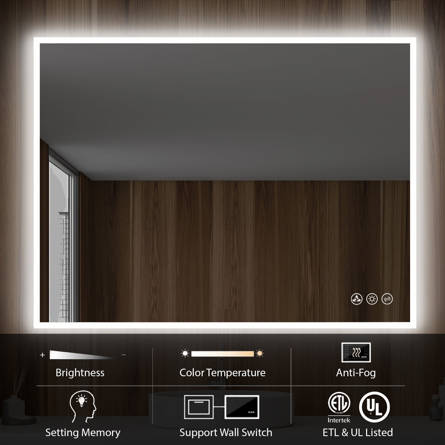 Blossom Beta - 48" LED Mirror Frosted Sides LED M2 4836