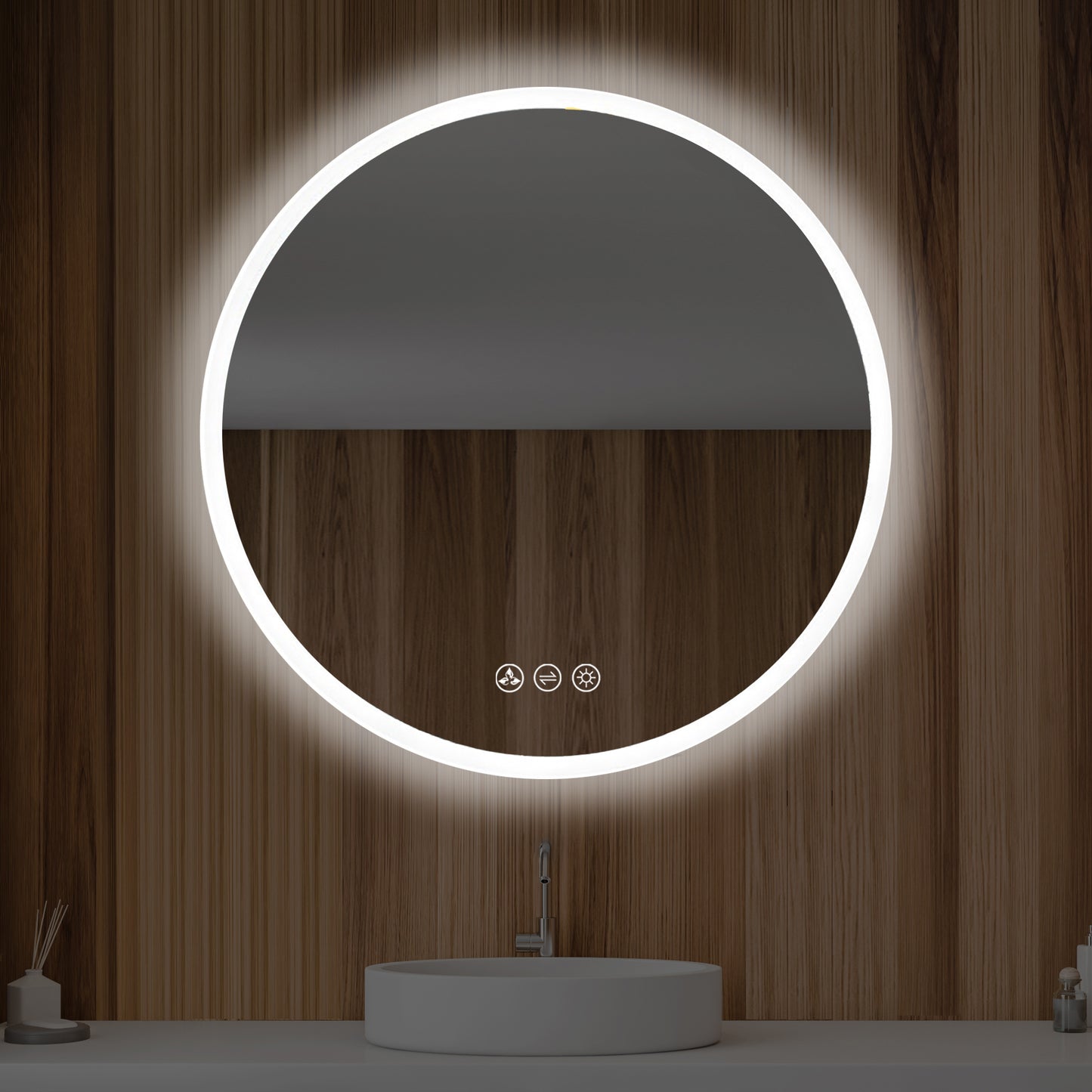 Blossom Orion - 24" Round LED Mirror Frosted Side LED M3 R24