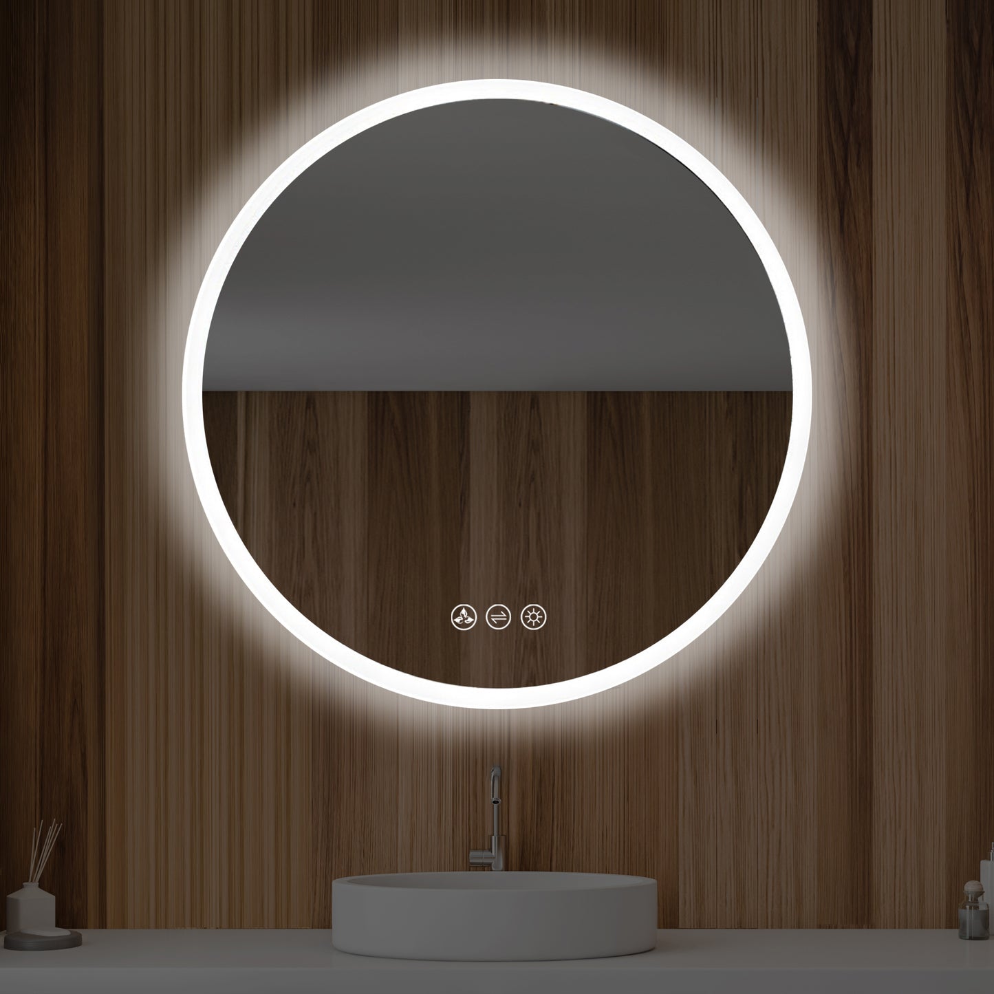 Blossom Orion - 32" Round LED Mirror Frosted Side LED M3 R32