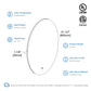 Blossom Orion - 32" Round LED Mirror Frosted Side LED M3 R32