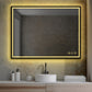 Blossom Stellar - 48" LED Mirror Matte Black Frame LED M4 4836 MB