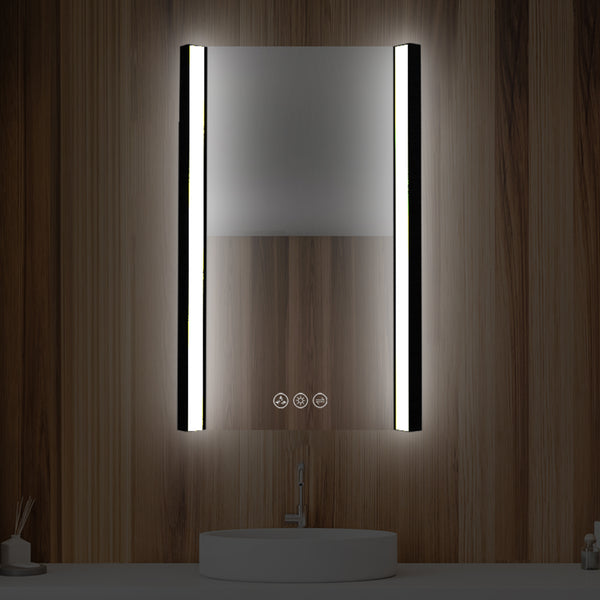 Blossom Binary 20″ LED Mirror - Matte Black LED M5 2032 MB