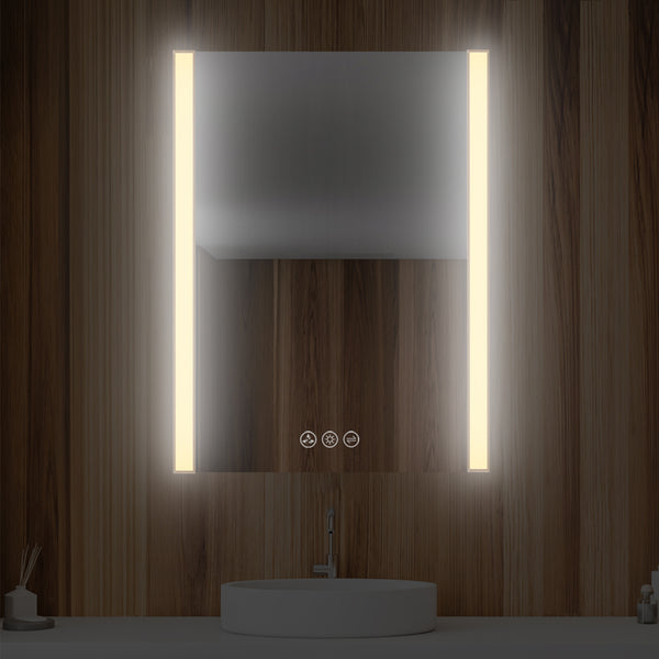 Blossom Binary 24″ LED Mirror - Brushed Gold LED M5 2432 BG