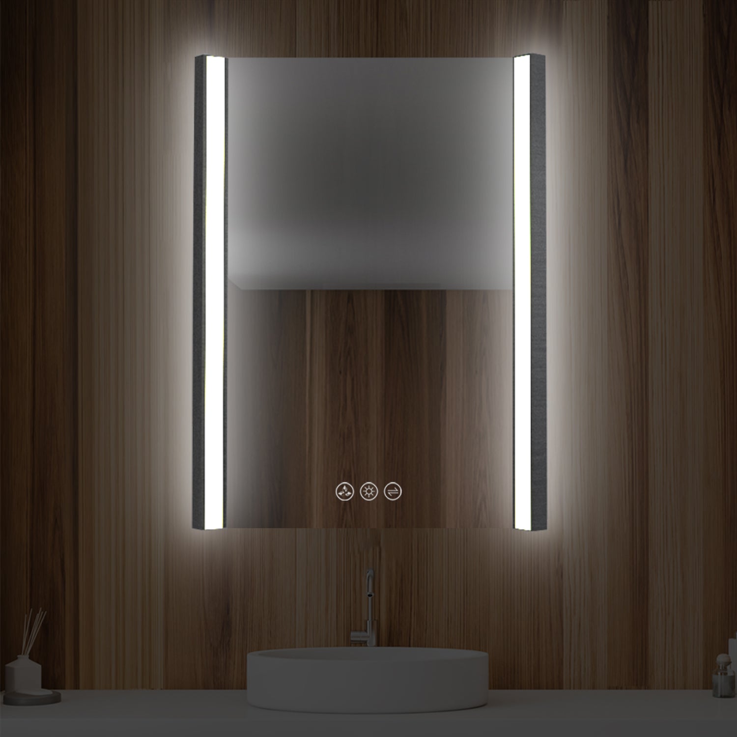 Blossom Binary 24″ LED Mirror - Chrome LED M5 2432 CH