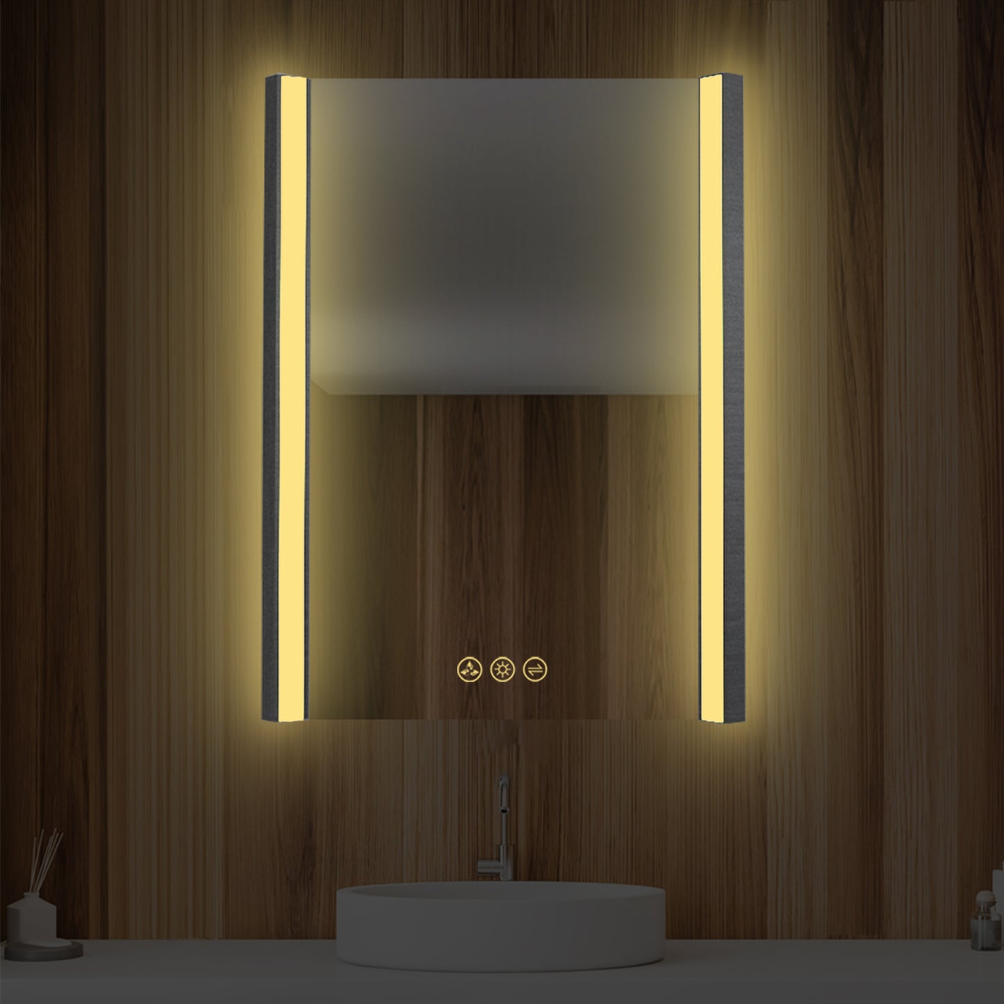 Blossom Binary 24″ LED Mirror - Chrome LED M5 2432 CH