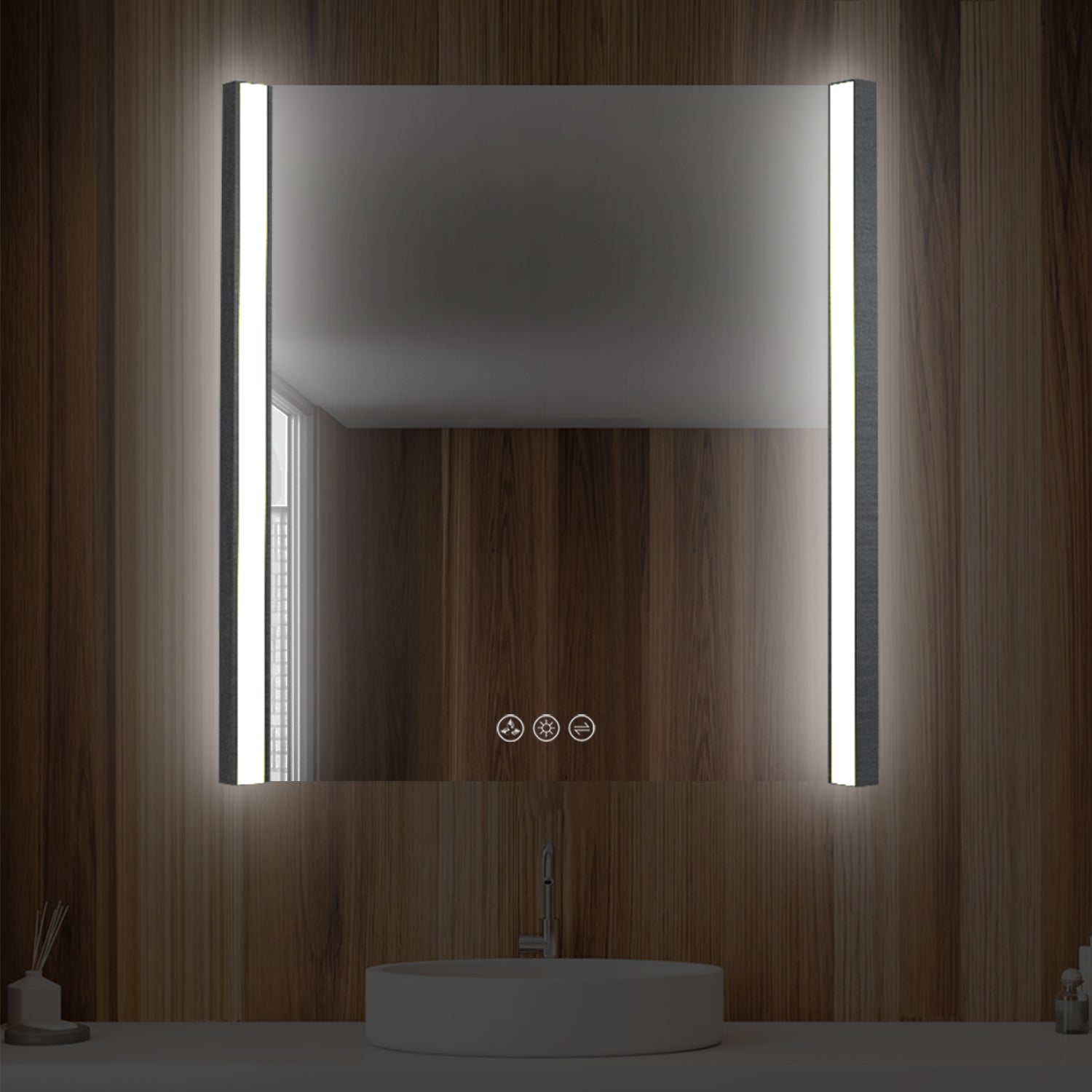 Blossom Binary 30″ LED Mirror - Chrome LED M5 3032 CH