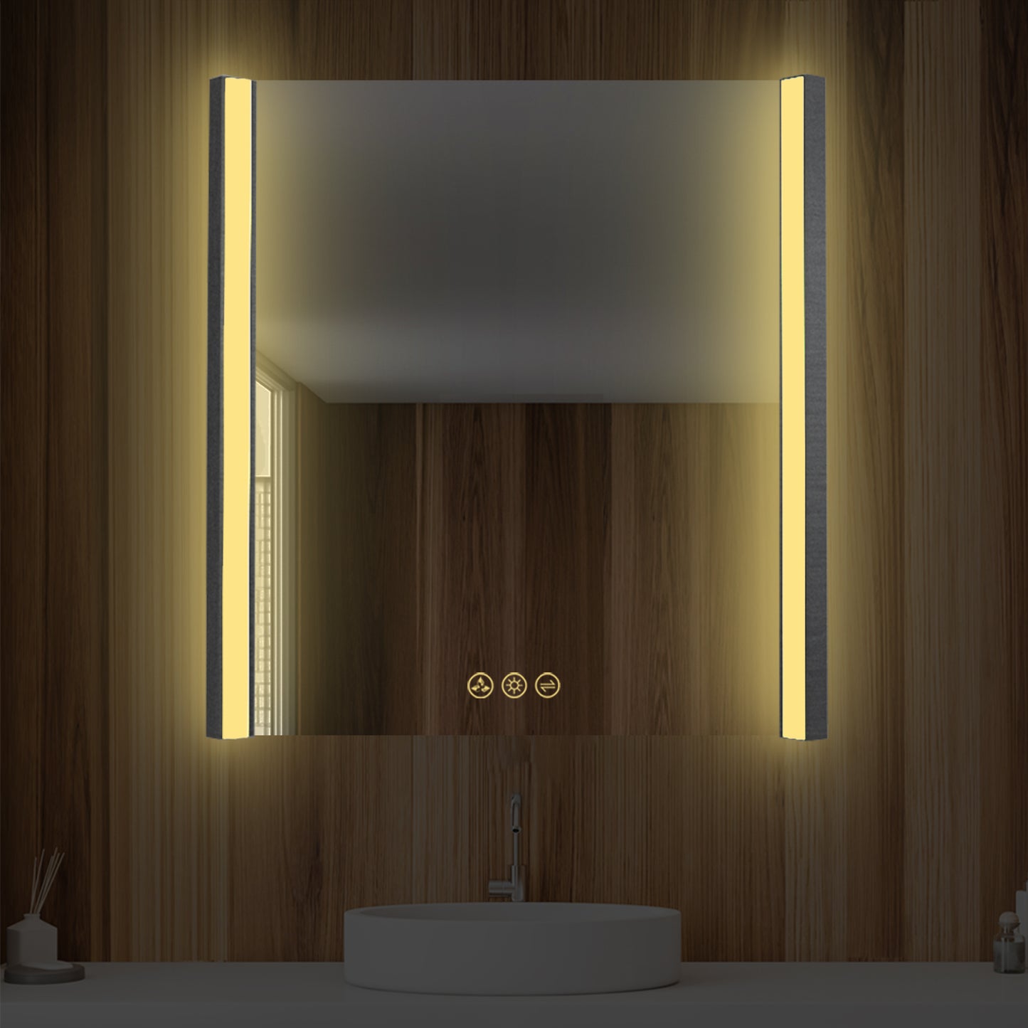 Blossom Binary 30″ LED Mirror - Chrome LED M5 3032 CH