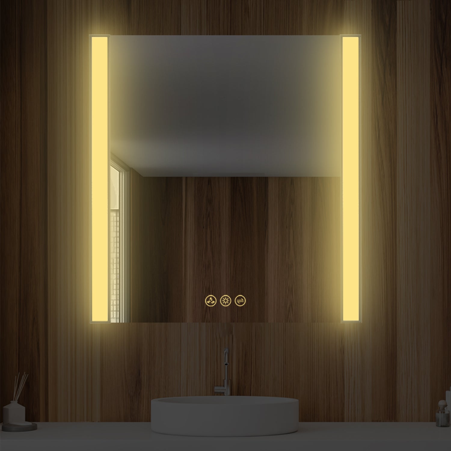 Blossom Binary 30″ LED Mirror - Matte Black LED M5 3032 MB