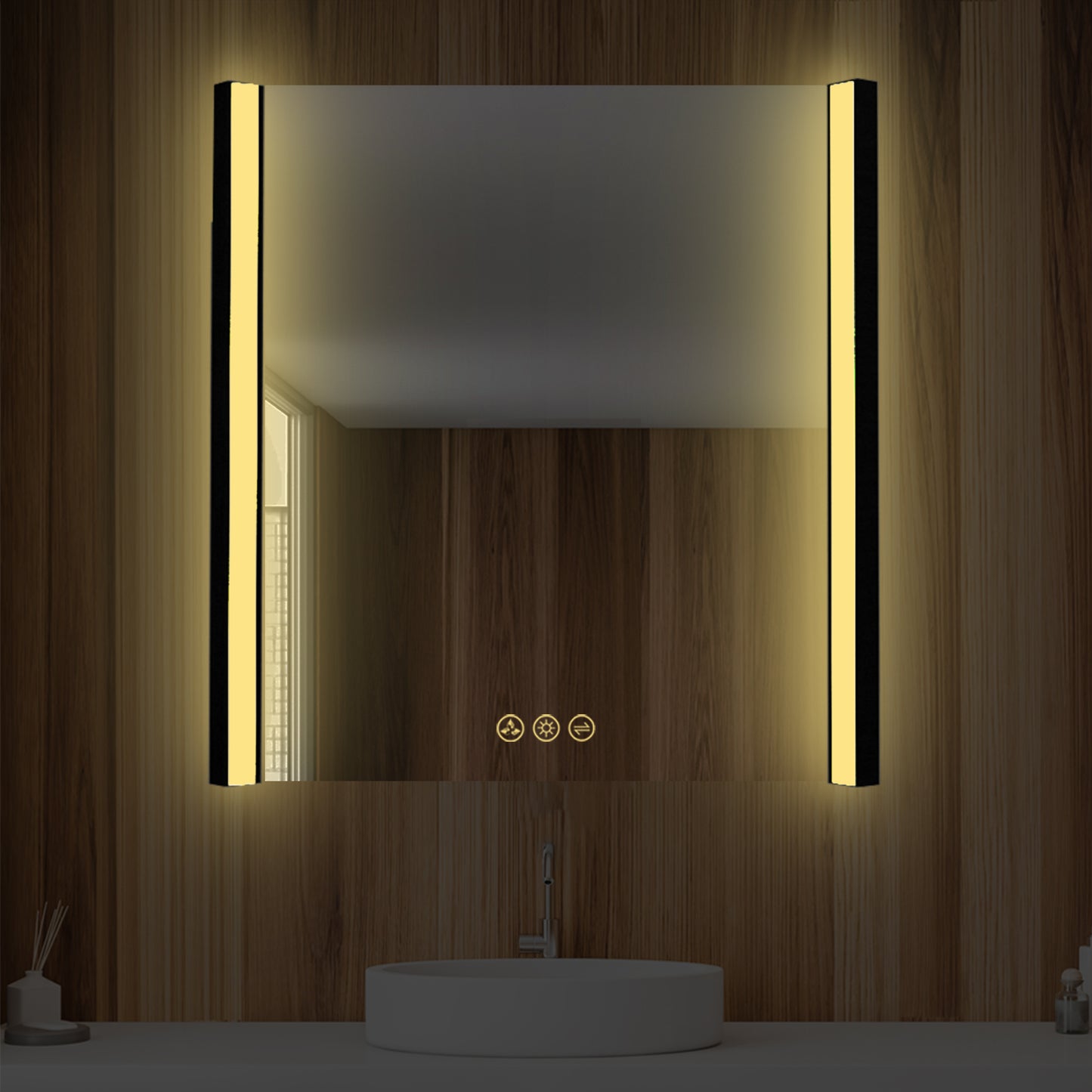 Blossom Binary 30″ LED Mirror - Matte Black LED M5 3032 MB