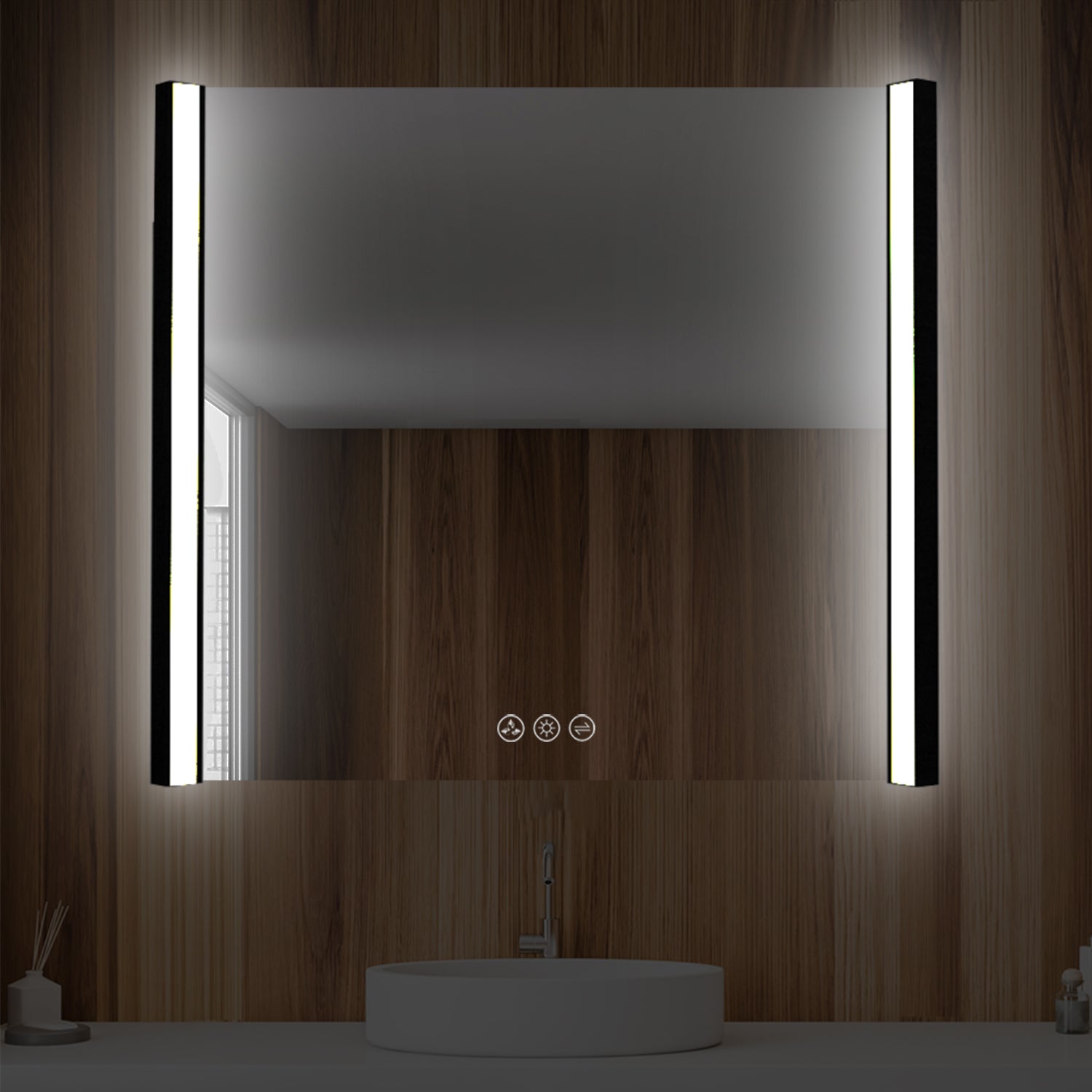 Blossom Binary 36″ LED Mirror - Matte Black LED M5 3632 MB