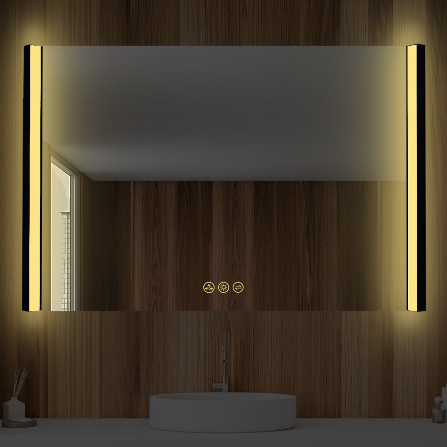 Blossom Binary 48″ LED Mirror - Matte Black LED M5 4832 MB