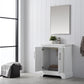 30 Inch Single Sink Bathroom Vanity in White with Ceramic Sink and Countertop - Vanity Art VA5030-W