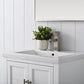 24 Inch Single Sink Bathroom Vanity in White with Ceramic Sink and Countertop - Vanity Art VA5024-W