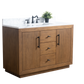 48 Inch Single Sink Bathroom Vanity in Tan with Marble Countertop - Vanity Art VA7048-T-ET