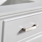 30 Inch Single Sink Bathroom Vanity in White with White Marble Countertop - Vanity Art VA1030W