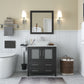 30 Inch Single Sink Bathroom Vanity in Espresso with Marble Countertop - Vanity Art VA3130E