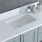 USA Patriot 48 Inch Gray Bathroom Vanity - White Counter - P48G-WHITE