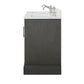 72 Inch Double Sink Bathroom Vanity in Gray with Marble Countertop & Backsplash - Vanity Art VA5072-DSG