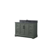 48 Inch Single Sink Bathroom Vanity in Vintage Green with Marble Countertop & Backsplash - Vanity Art VA5048-VG