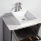 72 Inch Double Sink Bathroom Vanity in Gray with Marble Countertop - Vanity Art VA3130-72G