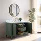 48 Inch Single Sink Bathroom Vanity in Vintage Green with Marble Countertop - Vanity Art VA9048-VG