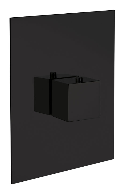 LaToscana QUBL711 QUADRO Thermostatic TRIM in Matte Black