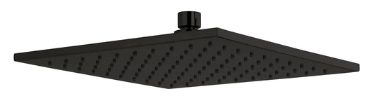 LaToscana QUBL75912 QUADRO 12” Square Brass Shower Head in Matte Black