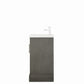 30 Inch Single Sink Bathroom Vanity in Gray with Ceramic Sink and Countertop - Vanity Art VA5030-SG