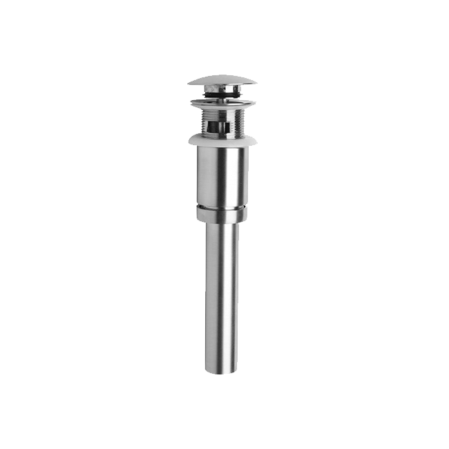 LaToscana RDCR945 Round Push Down Pop-Up Drain in Polished Chrome