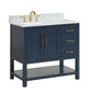 Santorini 36" Vanity Door on the Left Aria Blue (RA-VS3621DL-AB)