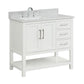 Santorini 36" Vanity Door on the Left Dove White (RA-VS3621DL-DS)