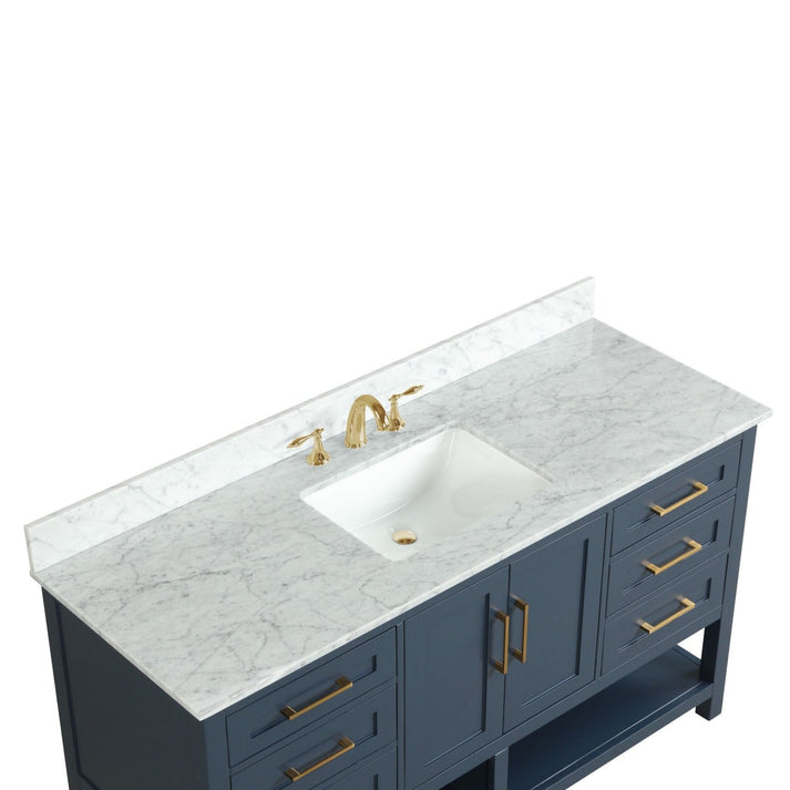 Santorini 60" Vanity Single Sink Aria Blue (RA-VS6021S-AB)