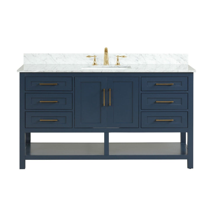 Santorini 60" Vanity Single Sink Aria Blue (RA-VS6021S-AB)