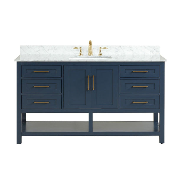 Santorini 60 Vanity Single Sink Aria Blue (RA-VS6021S-AB)