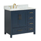 Valencia 36" Vanity Door on the Left Aria Blue (RA-VV3621DL-AB)